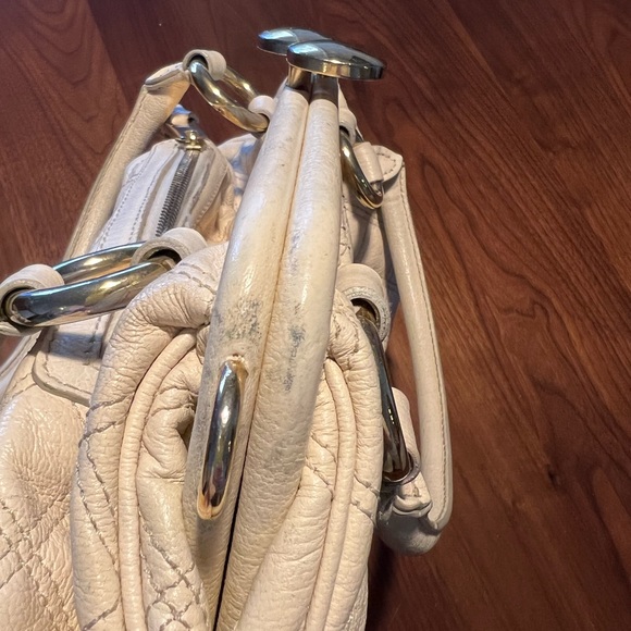 Marc Jacobs Stam Cream Leather Satchel - Picture 14 of 16